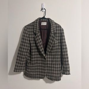 JH Houndstooth Wool Blazer